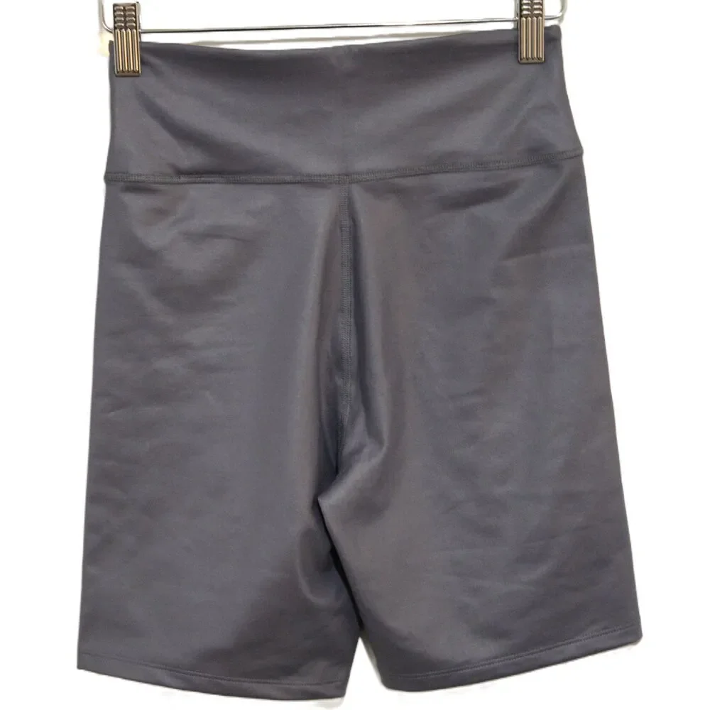 Womens Abercrombie & Fitch Black Elastic Waistband Athletic Bike Shorts Size S